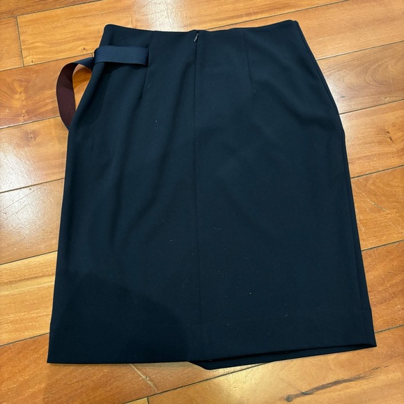 Navy Pencil Skirt - Picture 2 of 4
